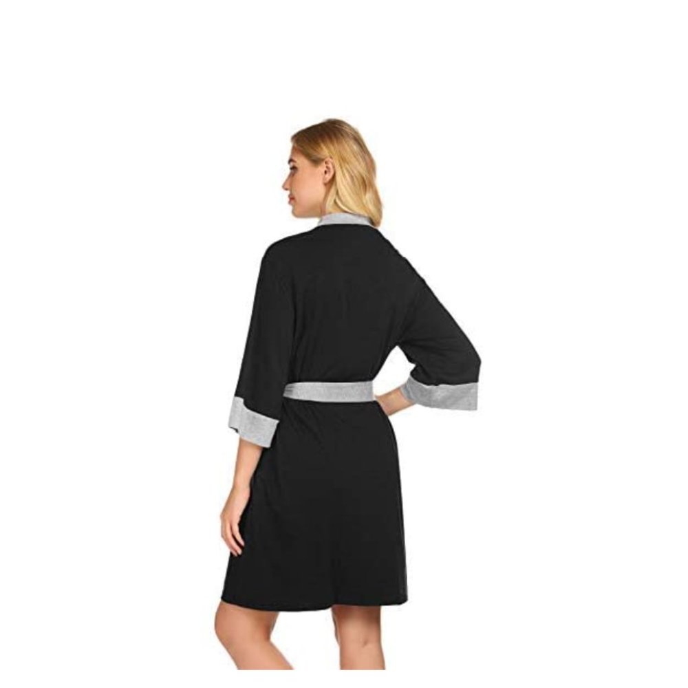📦 Grey/Black Robe (S-5) - Picture 5 of 5